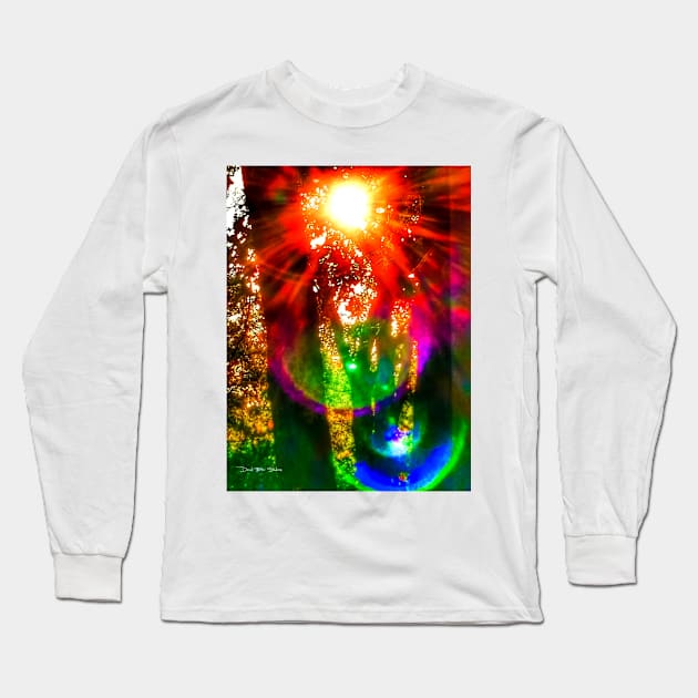 Sunburst Long Sleeve T-Shirt by davidbstudios